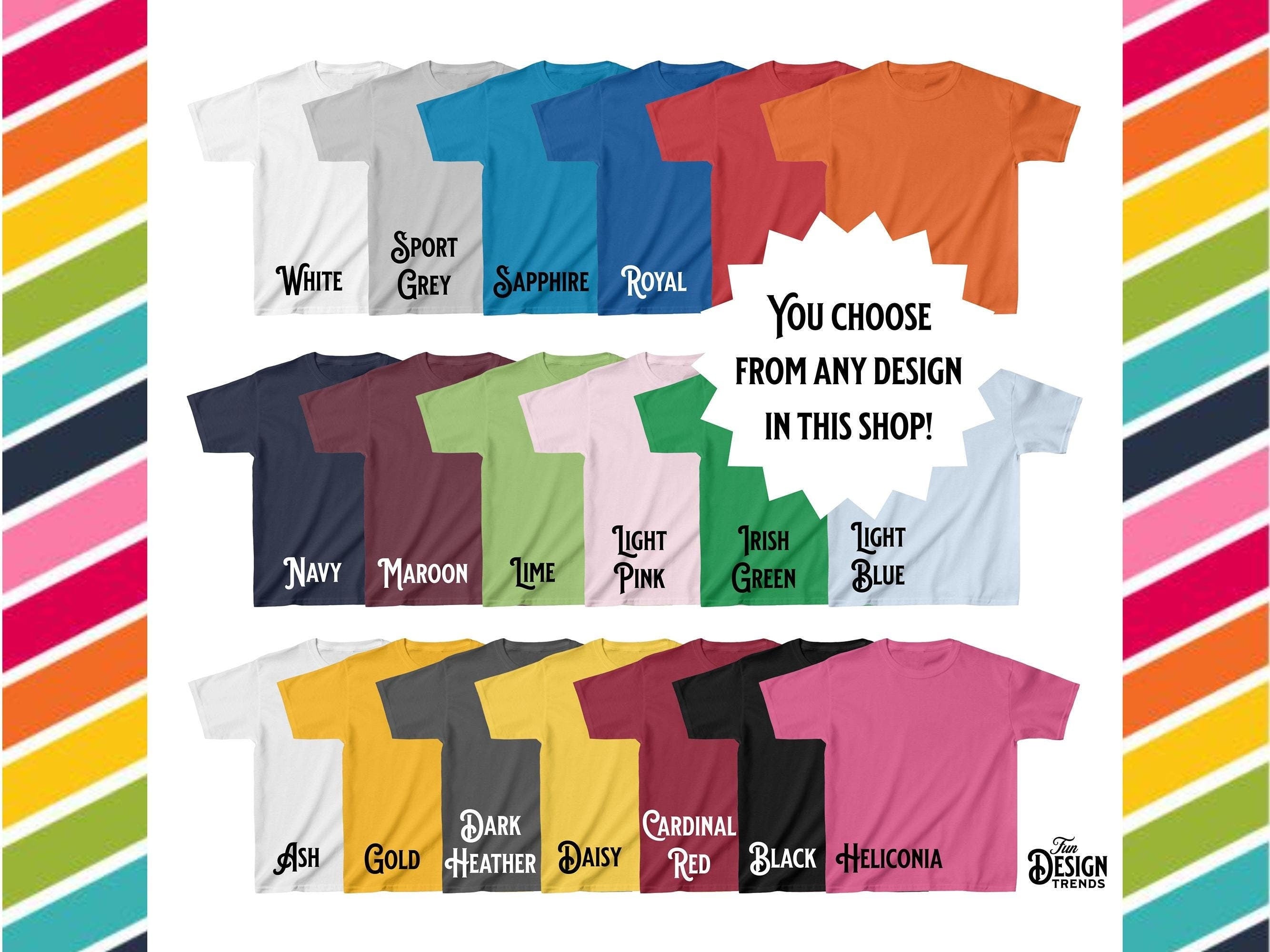 You Choose Design Youth Kids Unisex Gildan T Shirt Custom Boys Girls Choose From Any Design In This Shop Graphic Tee – Cozy Vibes · Trending Graphic Apparel