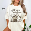 The Lord is my Shepherd Psalm 231 Lamb Christian Gift Baptism Bible Verse Faith Based Apparel Religious Graphic Tee – Aesthetic Look · Perfect For Daily Wear