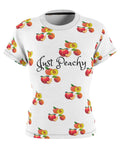 Women39s Peach Shirt Ladies Just Peachy High Quality Tee Gift For Wife Ladies Peach Lover39s Tee Gardening Shirt Gift Peach Lover Top Graphic Tee – Bold Style · Must-Have Style