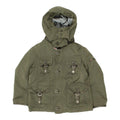 Peuterey Kids Green Hooded Quilted Jacket Vintage High End Boys Girls Designer Graphic Tee – Warm & Stylish · Perfect For Daily Wear