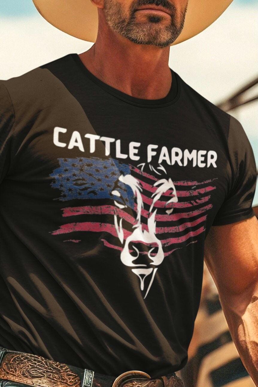 Cattle Farmer Shirt for Men and Woman That Raise Cattle T Shirt Gift For Him Her Extra Soft Unisex Deluxe T shirt Graphic Tee – Soft Feel · Top Pick For Any Outfit