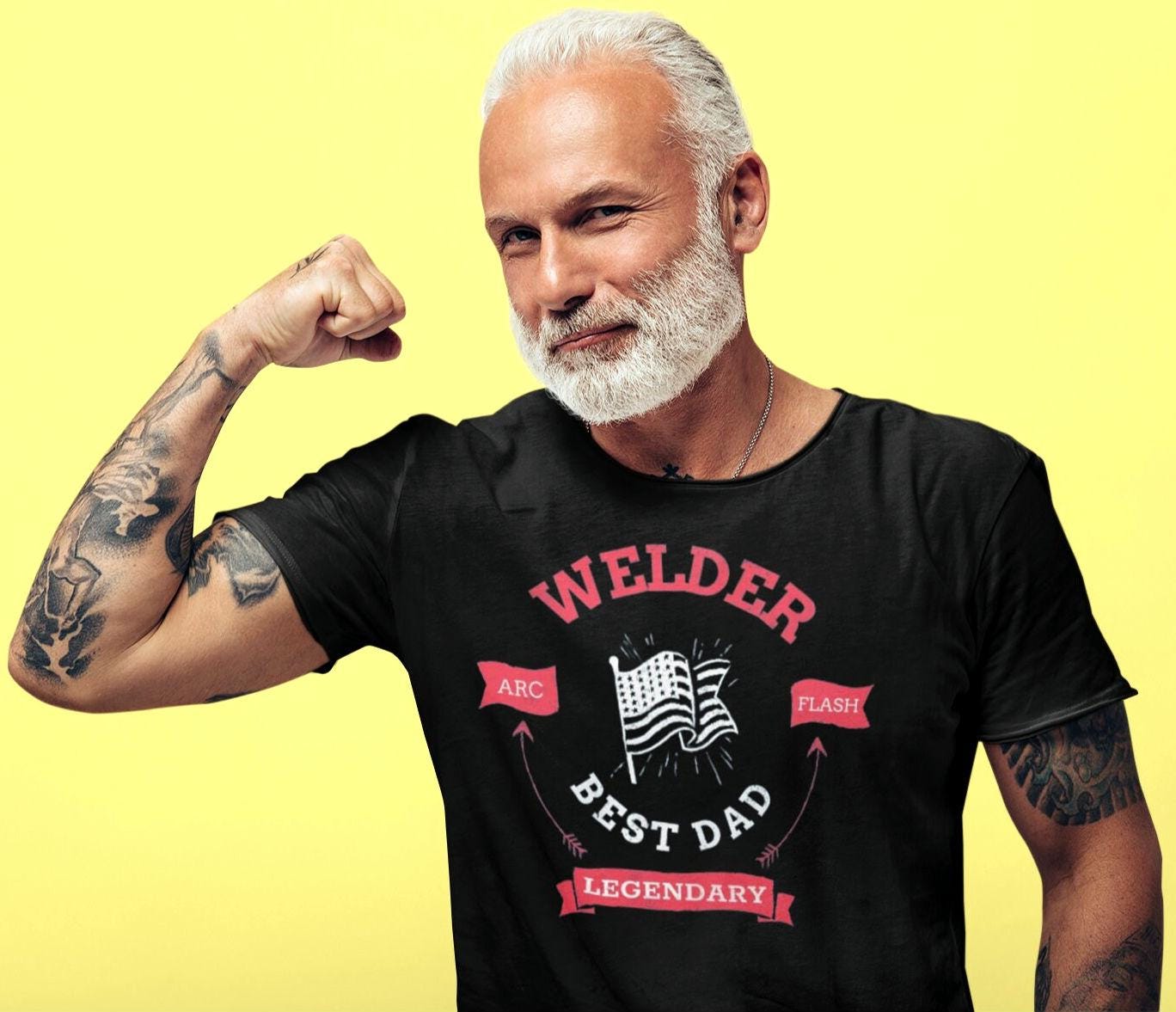 Dad Welder Shirt Welding T Shirt For Weld Gift For Him Dad Boyfriend Unisex Softstyle T Shirt Graphic Tee – Soft Feel · Must-Have Style