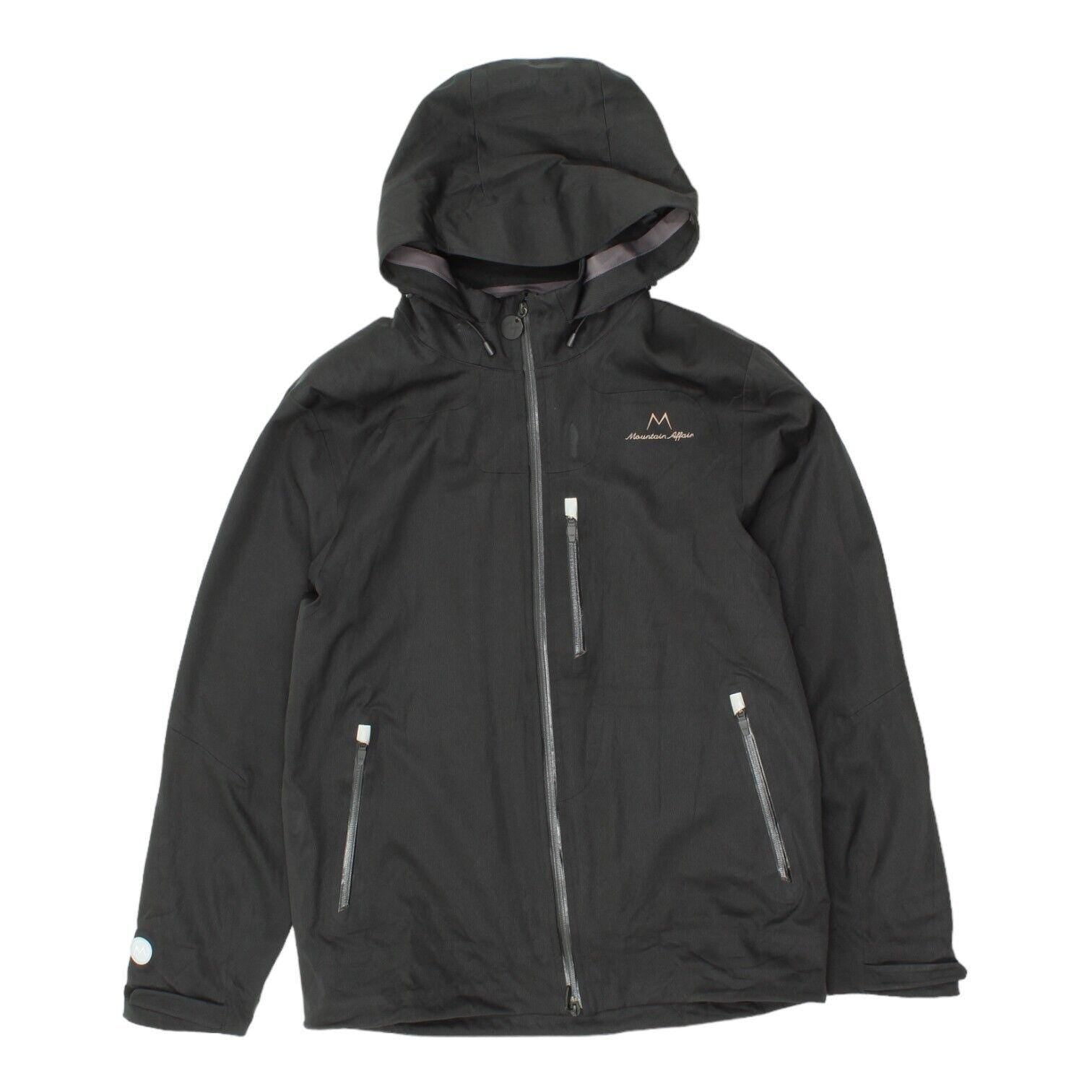 Mountain Affair Mens Black Hooded Rain Coat Vintage Outdoor Designer Jacket Graphic Tee – Bold Style · Must-Have Style