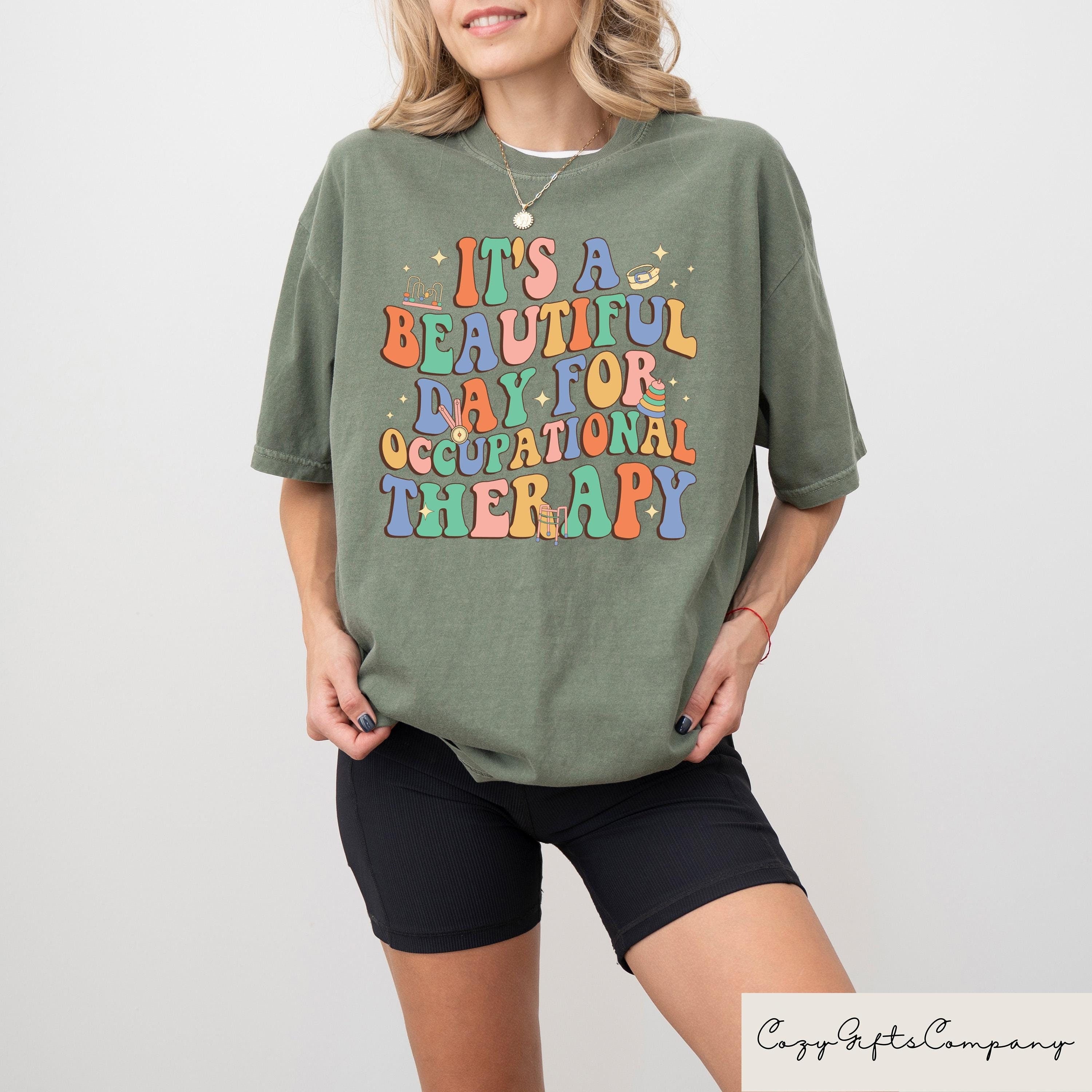 Retro Comfort Retro Occupational Therapy Shirt Cute OT Shirt Special Education Shirt Funny Therapist Gift Aesthetic Therapy Shirt Graphic Tee – Premium Graphic · Trending Graphic Apparel
