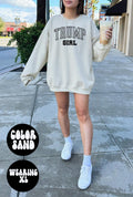 Donald Trump Girl Ladies Republican Voting MAGA Sweatshirt Gifts Crewneck Funny Sweater Shirt Jumper Men Women Him Her Sweatshirt – Warm & Stylish · Great Gift For Fans