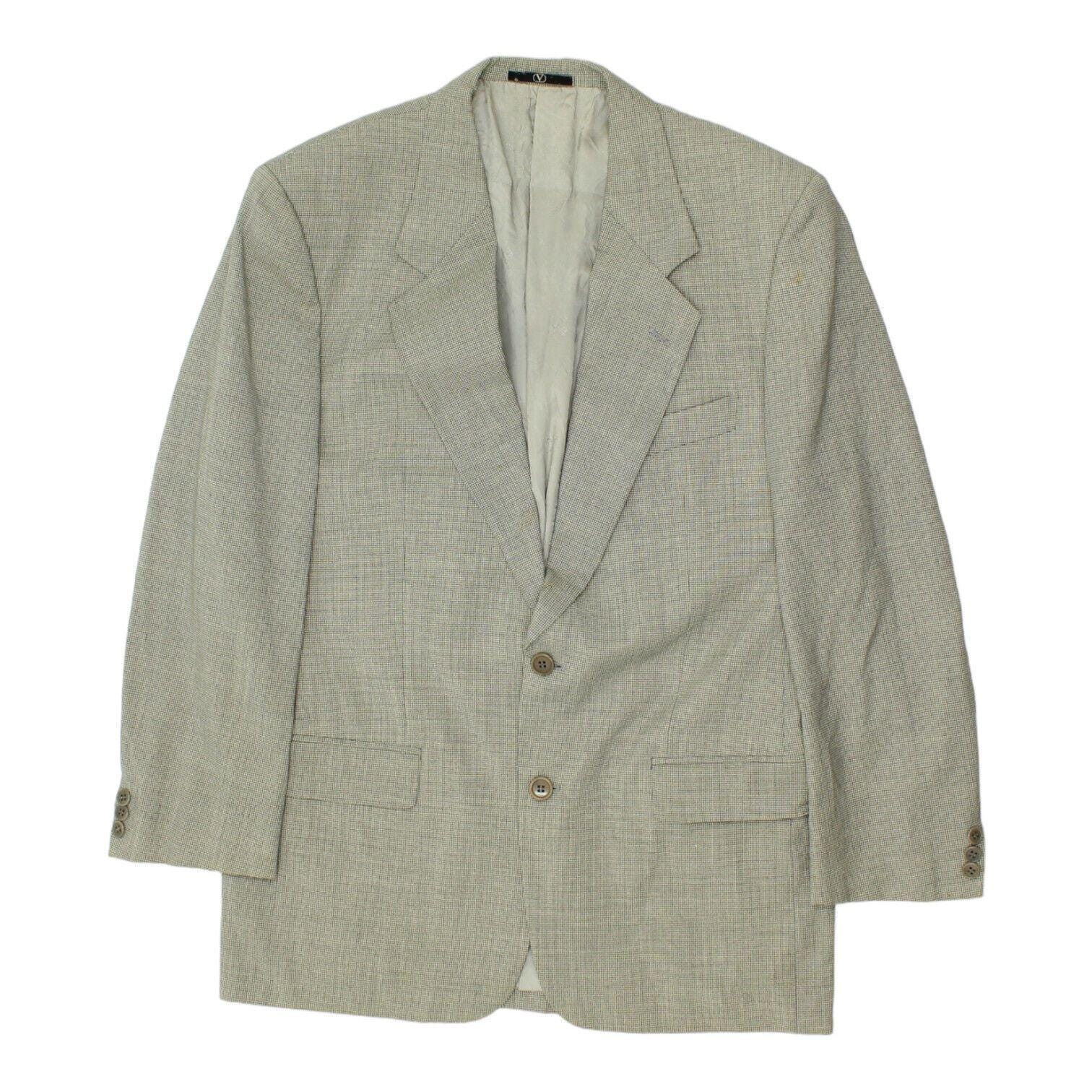Valentino Mens Grey Wool Blazer Jacket Vintage Suit High End Designer VTG Graphic Tee – Soft Feel · Must-Have Style