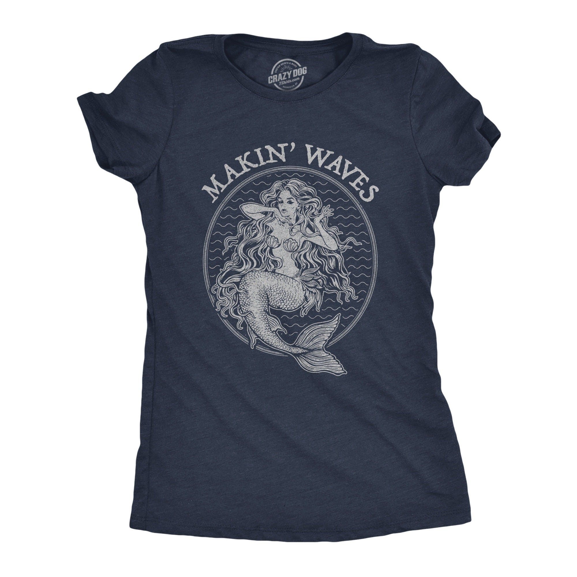 Makin39 Waves Wave Shirts Mermaid Shirts Mermaid Gifts Mermaid Shirt Women Funny Mermaid Top Love Mermaids Summer Shirts Beach Shirts Graphic Tee – Easygoing Wear · High-Quality Print