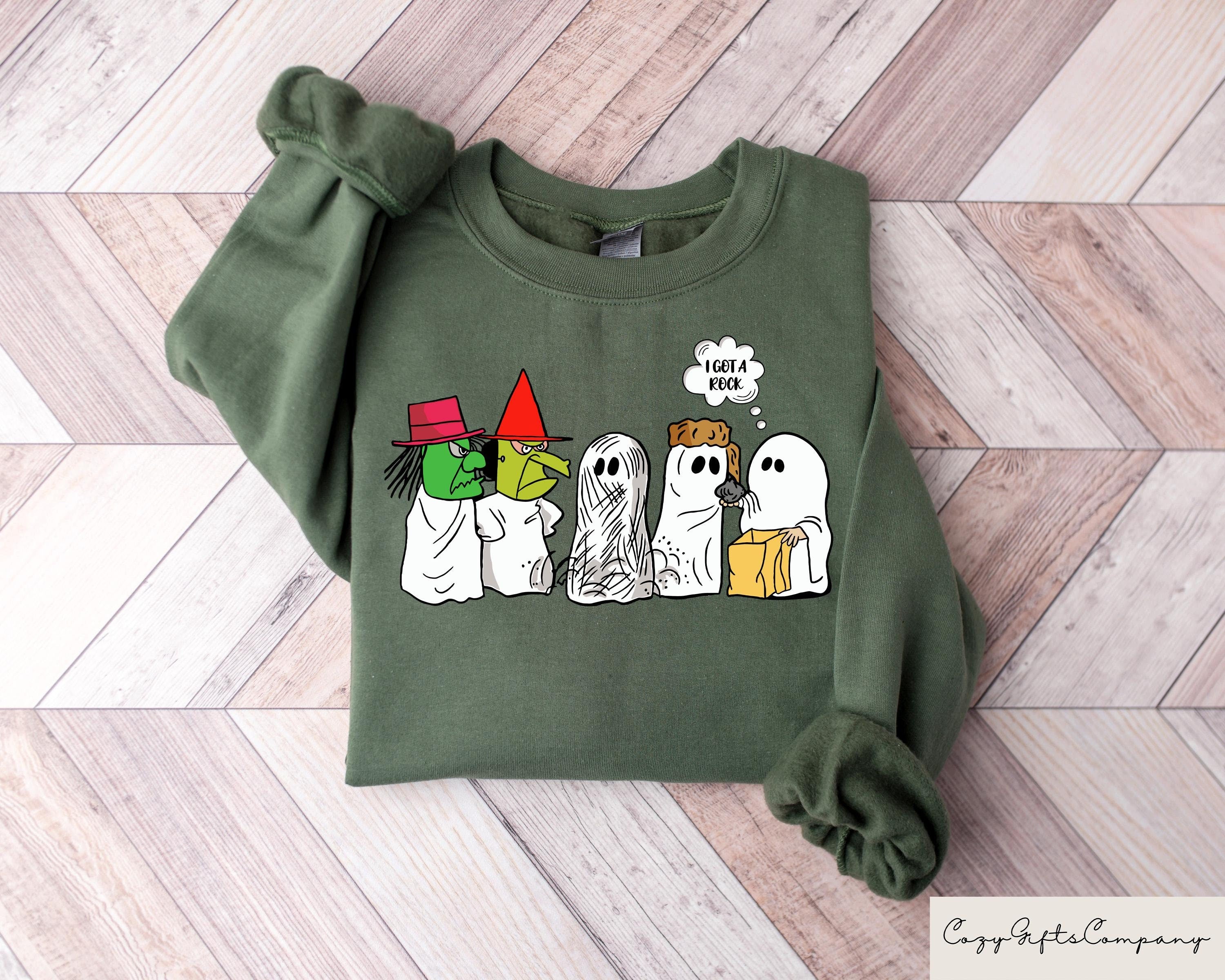 I Got A Rock Sweatshirt Trick Or Treat Halloween Sweater Halloween Ghost Shirt Spooky Halloween Hoodie Halloween Gifts Hoodie – Premium Graphic · Must-Have Style