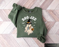 Boo Jee Sweatshirt Halloween Ghost Sweatshirt Trendy Halloween Gift Halloween Crewneck Sweater Boo Shirt Spooky Ghost Sweatshirt Sweatshirt – Soft Feel · Perfect For Daily Wear
