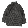 Moncler Womens Black Puffer Coat Vintage Designer High End Padded Jacket VTG Graphic Tee – Warm & Stylish · High-Quality Print