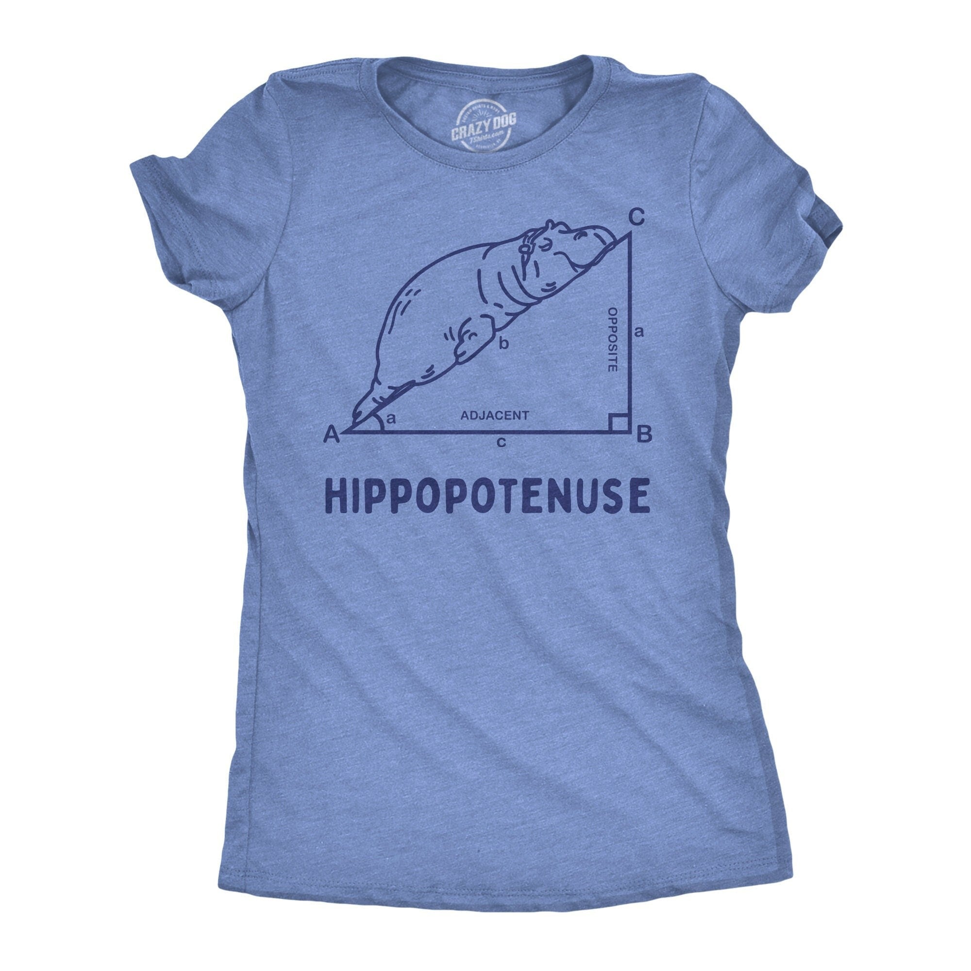 Hippopotenuse Hypotenuse Pythagorean Theorem Teacher Jokes Geeky Shirts Nerdy Shirts Funny Hippopotamus Shirts Funny Teacher Shirts Graphic Tee – Easygoing Wear · Perfect For Daily Wear