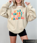 Retro It39s A Good Day To Get Adjusted Shirt Comfort Chiropractic Shirt Humorous Physiotherapist Outfit Cute Chiropractic Student Tee Graphic Tee – Fan Favorite · Top Pick For Any Outfit