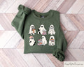 Ghost Reading Books Sweater Bookish Halloween Sweatshirt Halloween Teacher Gift Librarian Halloween Hoodie Ghost Reading Crewneck Hoodie – Everyday Comfort · Perfect For Daily Wear
