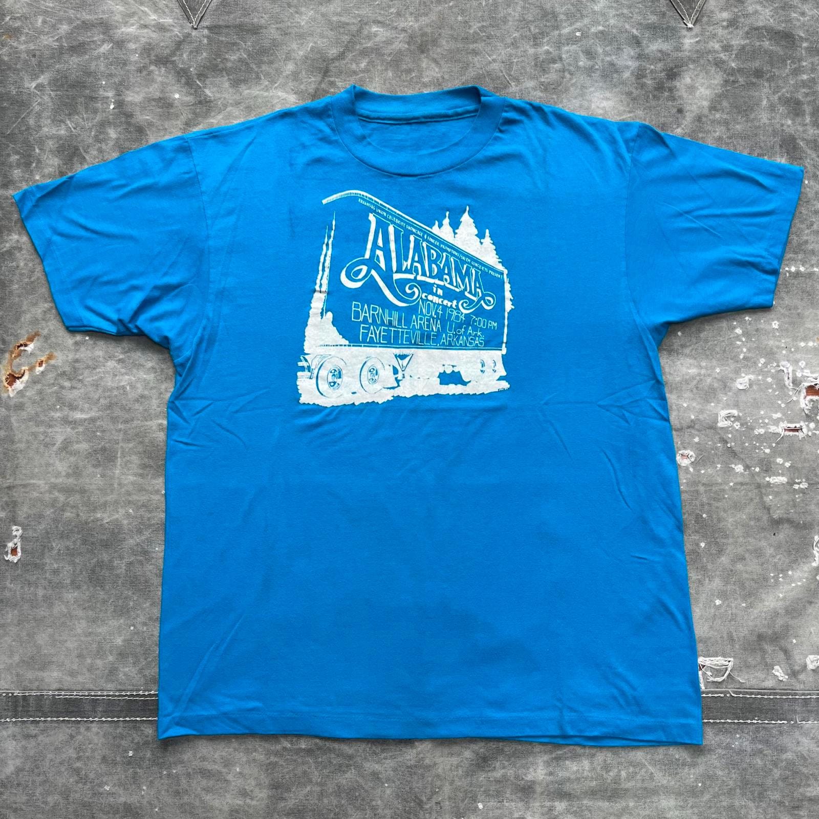 Vintage Alabama Country Band Shirt Barnhill Arena Arkansas Graphic Tee – Bold Style · Must-Have Style