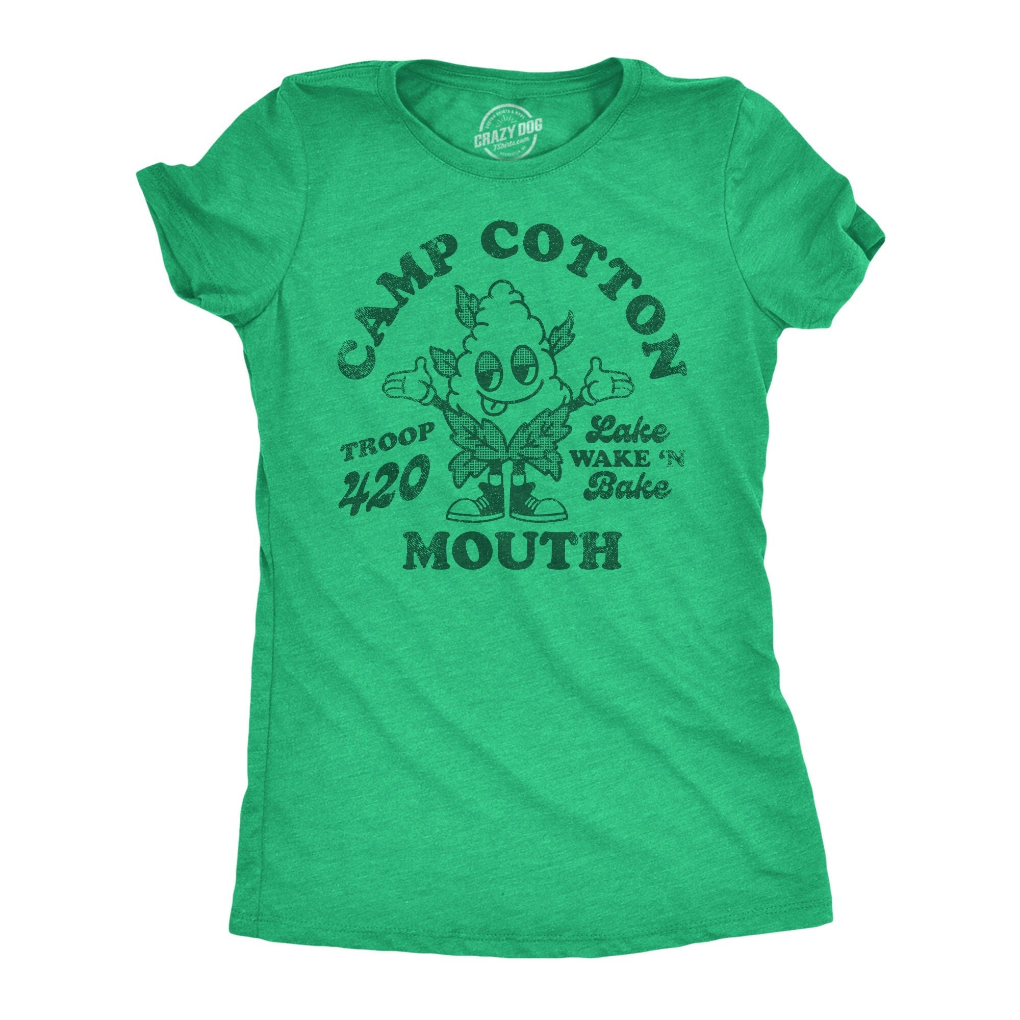 Camp Cotton Mouth Weed Shirt Women Cannabis Smokers Shirt Funny Marijuana Shirt Womens Pot Shirt Gifts Stoners Stoned Shirt Troop 420 Graphic Tee – Feel-Good Design · Top Pick For Any Outfit
