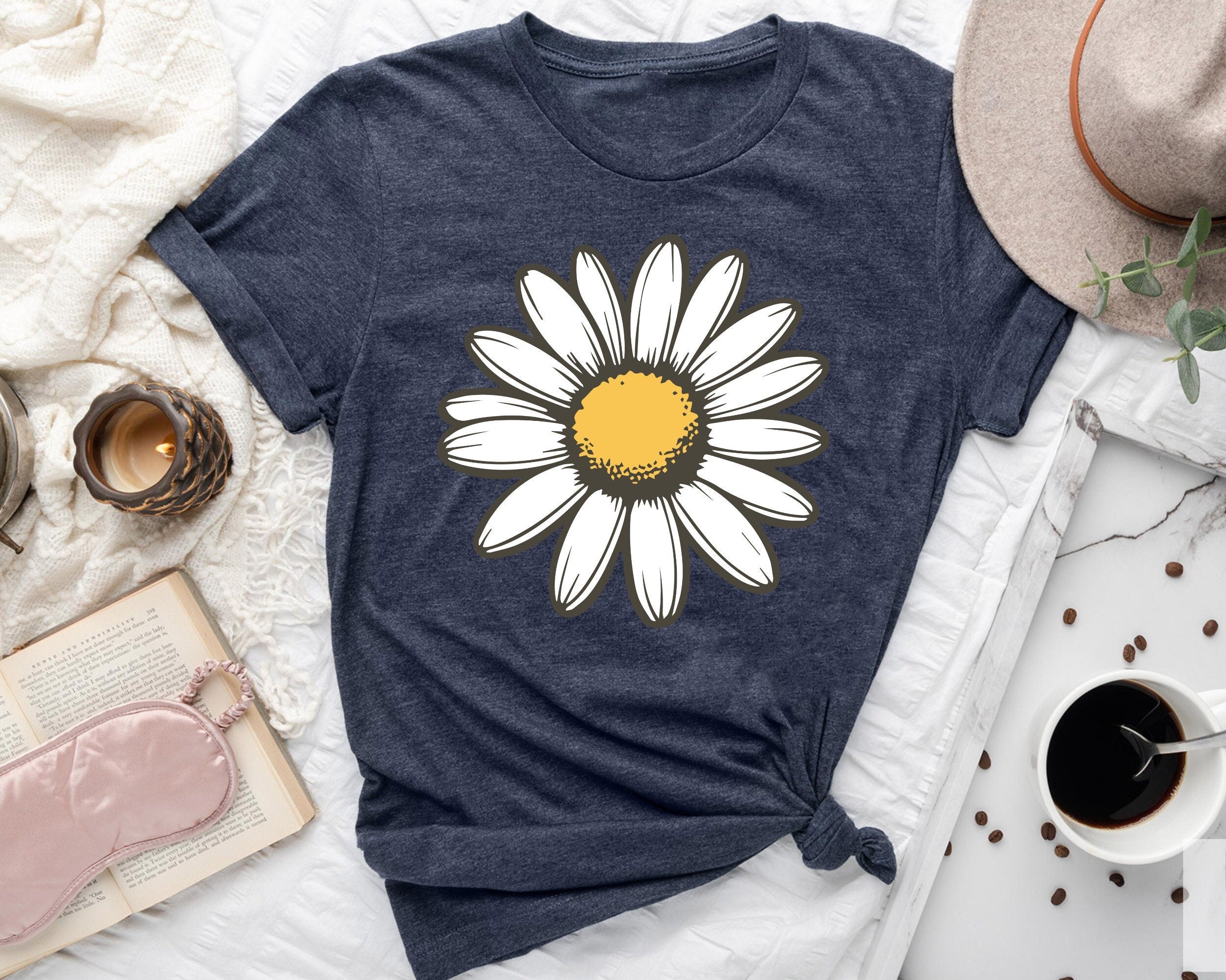 Daisy Shirt Wildflower Shirt Mothers Day Gift Flower Shirt Flower Gift Shirt Graphic Tee – Soft Feel · Great Gift For Fans