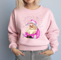 Retro Pink Santa Christmas Sweatshirt Gift for Woman Christmas PJs Matching Family Pajamas Retro Christmas Shirt Vintage Holiday Sweater Sweatshirt – Feel-Good Design · Great Gift For Fans