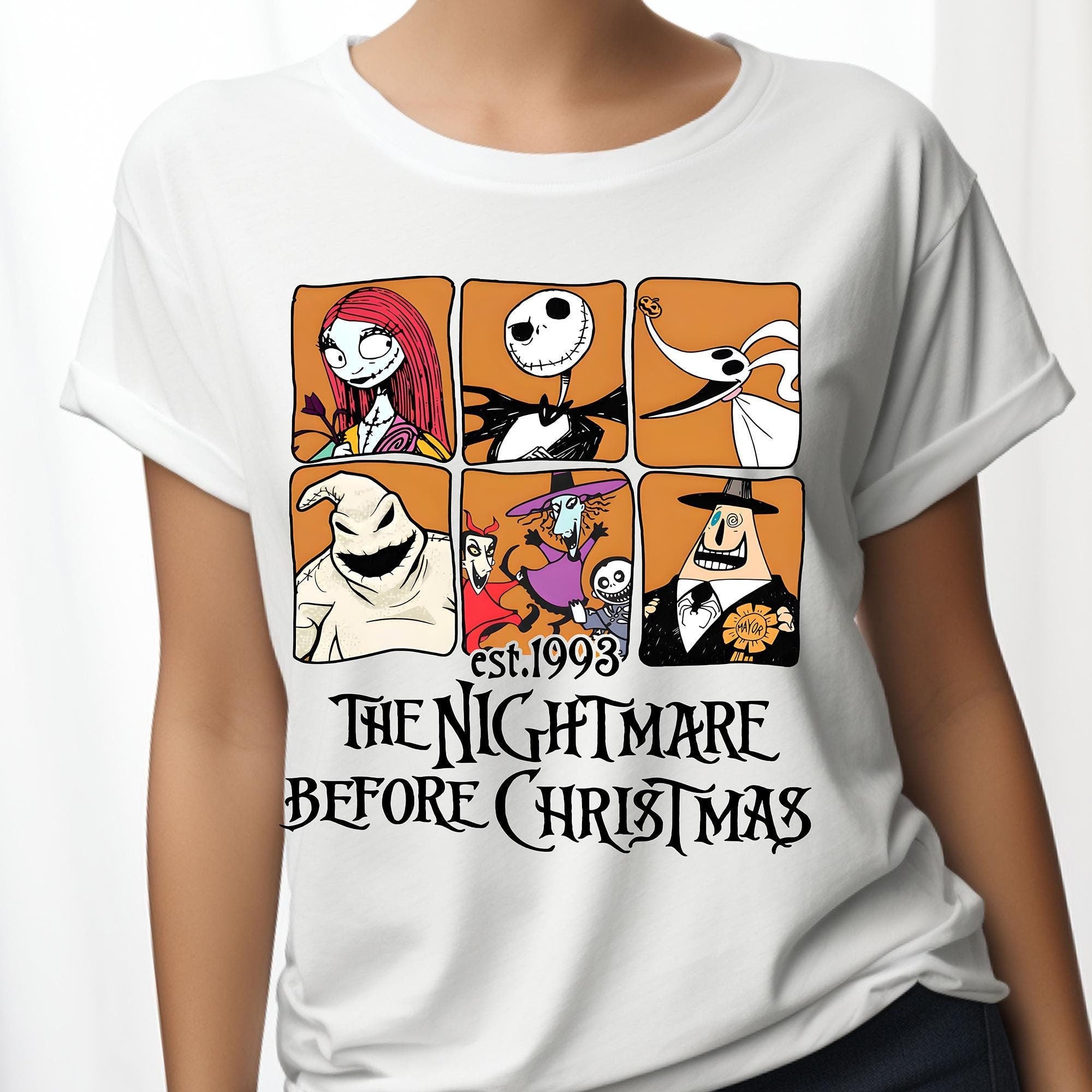 Nightmare Before Christmas Shirt Jack and Sally Shirt Disney Halloween Shirt Oogie Boogie Halloween Shirt Jack Skellington Shirt Graphic Tee – Warm & Stylish · Top Pick For Any Outfit