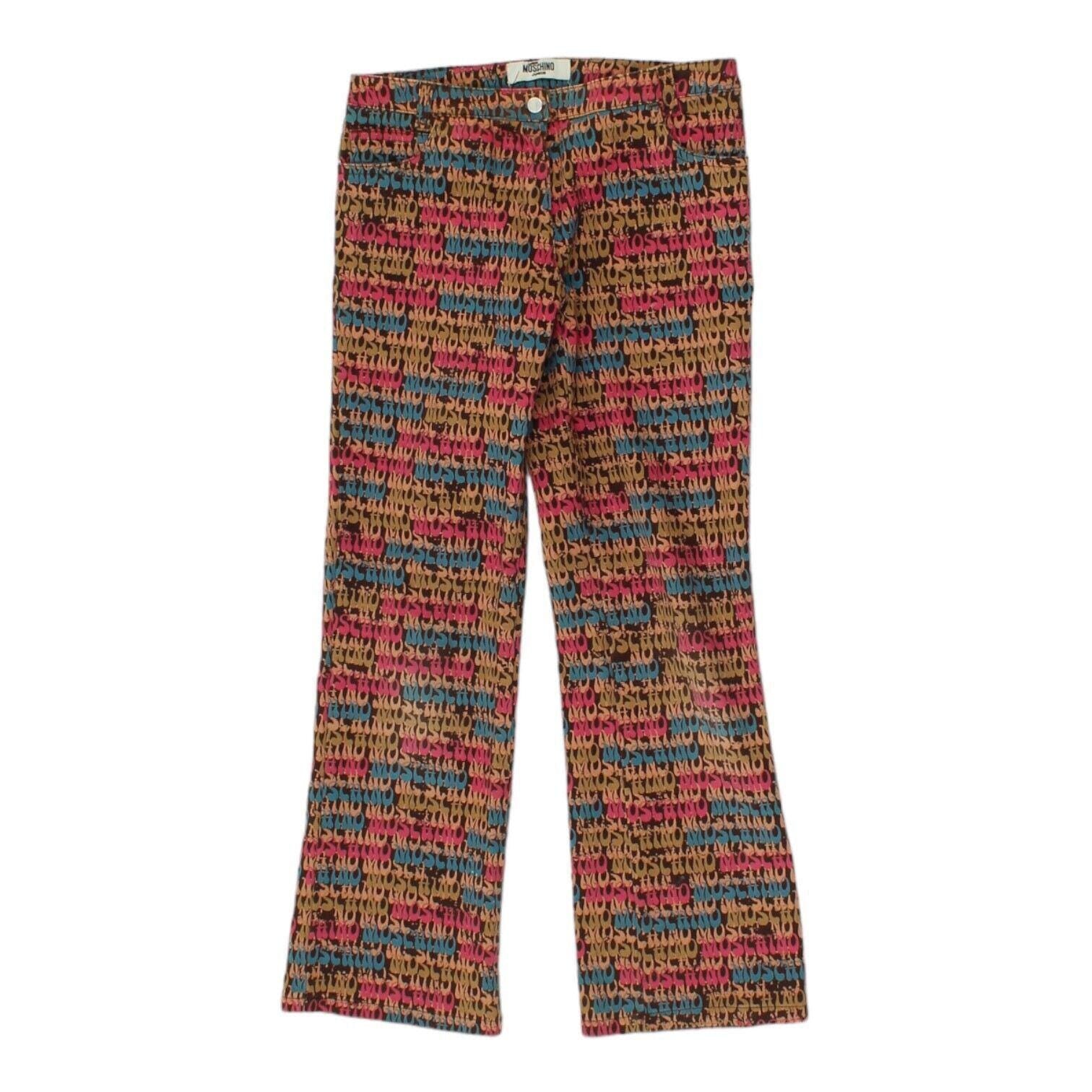 Moschino Girls Colourful Flared Boho Trousers Vintage Girls Boys Designer VTG Graphic Tee – Everyday Comfort · Top Pick For Any Outfit