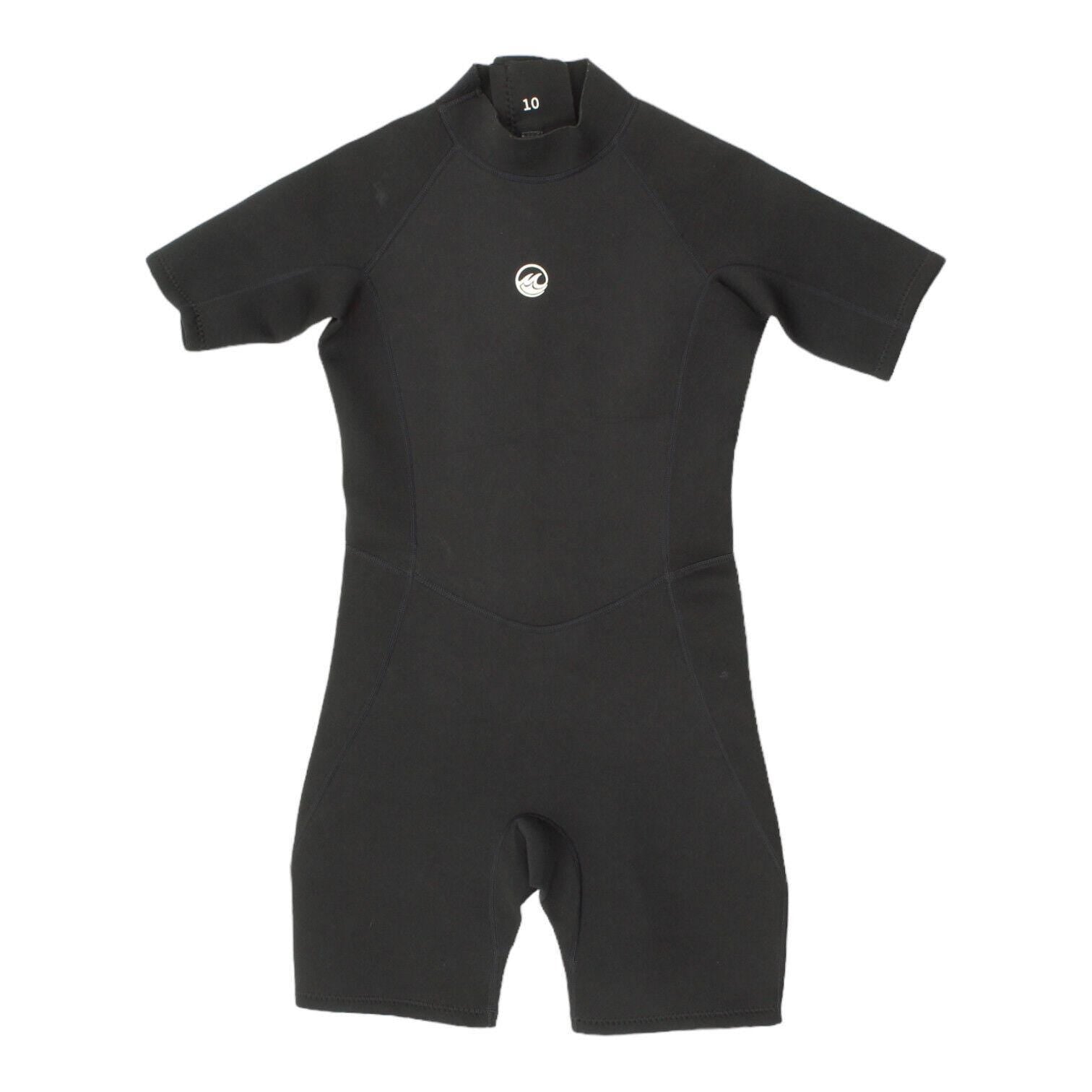Dunnes Stores Womens Black Shorty Wetsuit Vintage Water Sports Surfing Graphic Tee – Bold Style · Must-Have Style