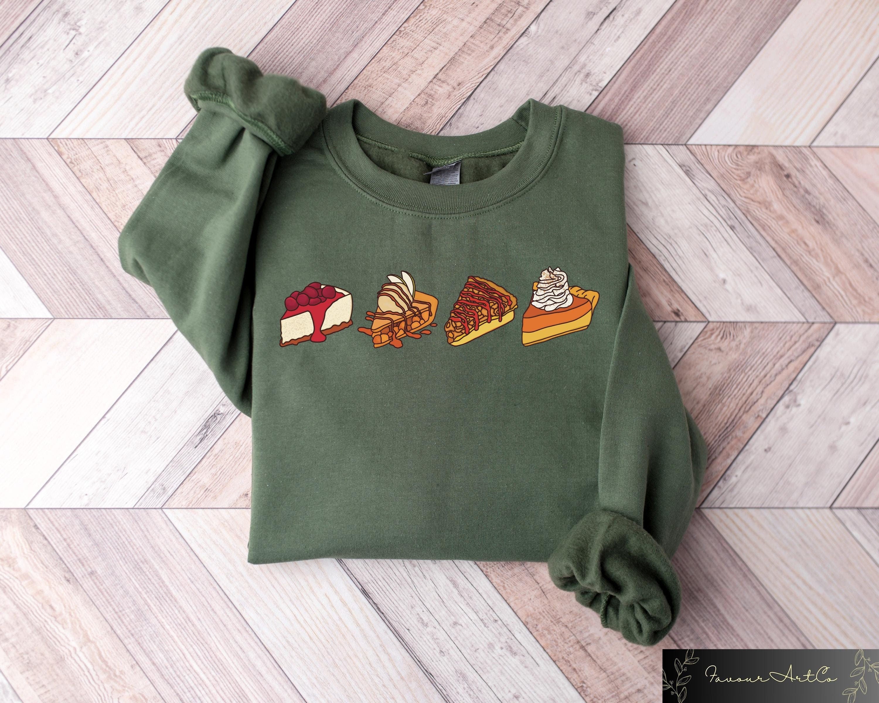 Thanksgiving Pie Sweatshirt Thanksgiving Cherry Pie Tshirt Pumpkin Pie Sweatshirt Pecan Pie Sweater Apple Pie Shirt Thanksgiving Gifts Sweatshirt – Premium Graphic · High-Quality Print