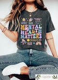 Mental Health Matters Shirt Women Inspirational Tshirt Mental Health Shirt Anxiety Shirt Recreational Therapy Shirt Women Mental Health Graphic Tee – Soft Feel · Trending Graphic Apparel