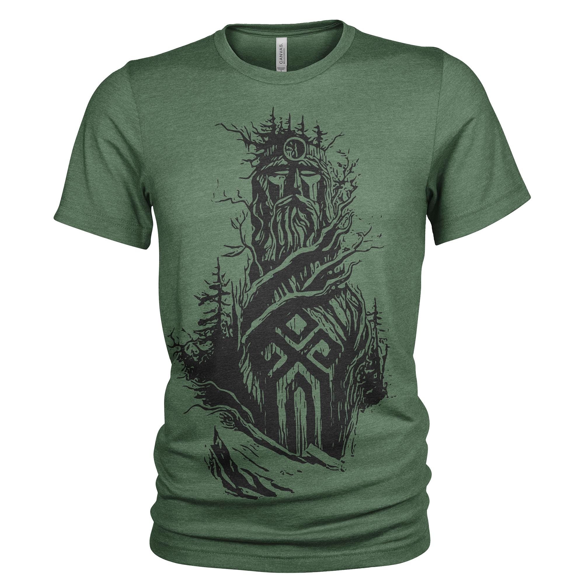 Pagan Viking Allfather Odin of Midgard Valhalla T Shirt Graphic Tee – Soft Feel · Trending Graphic Apparel