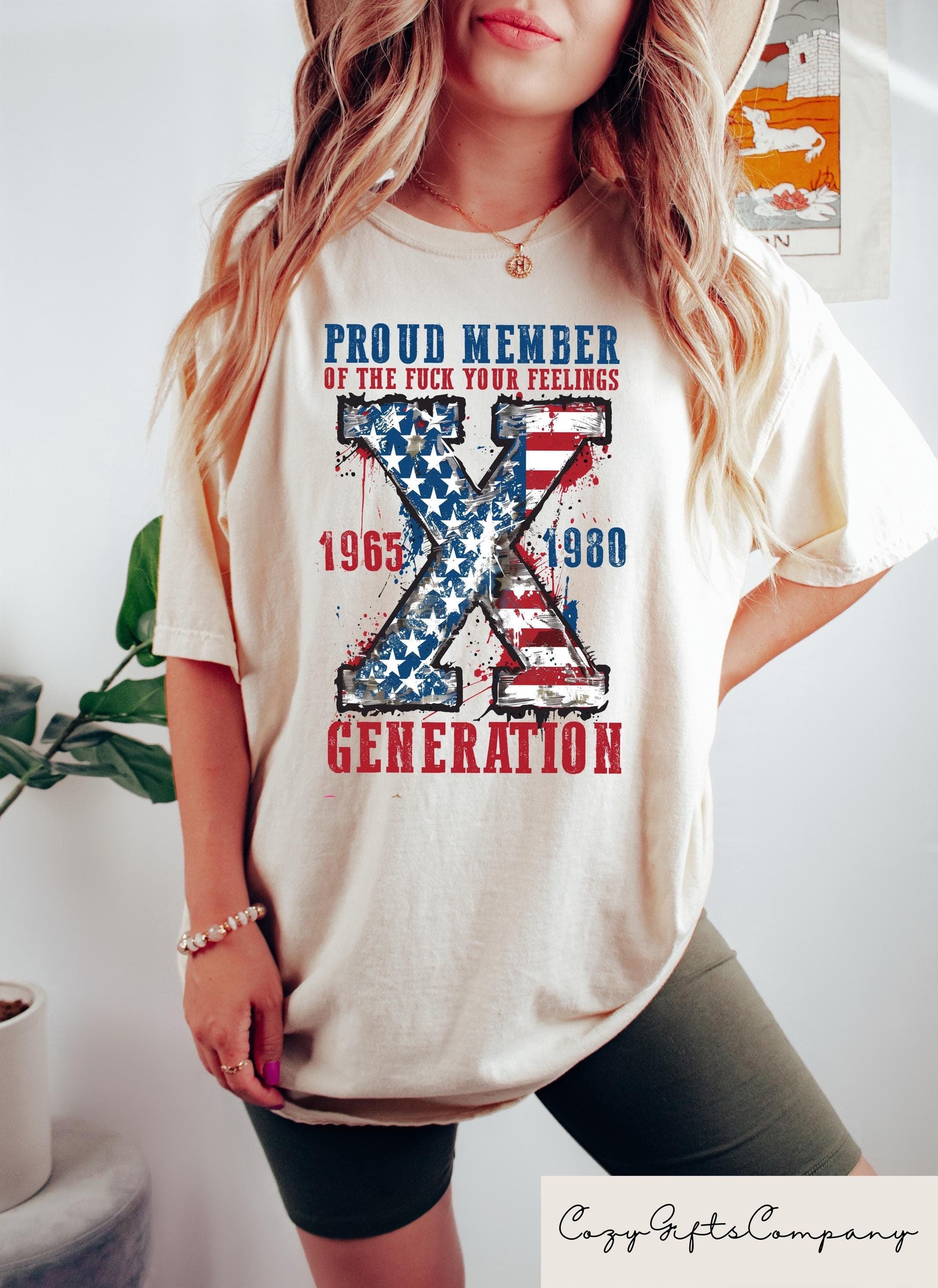 Generation 4th of July Shirt Proud Member Generation Tshirt American Flag Tee Gen X Sarcastic Gift Funny Usa Shirt Gift for Her Graphic Tee – Everyday Comfort · Trending Graphic Apparel