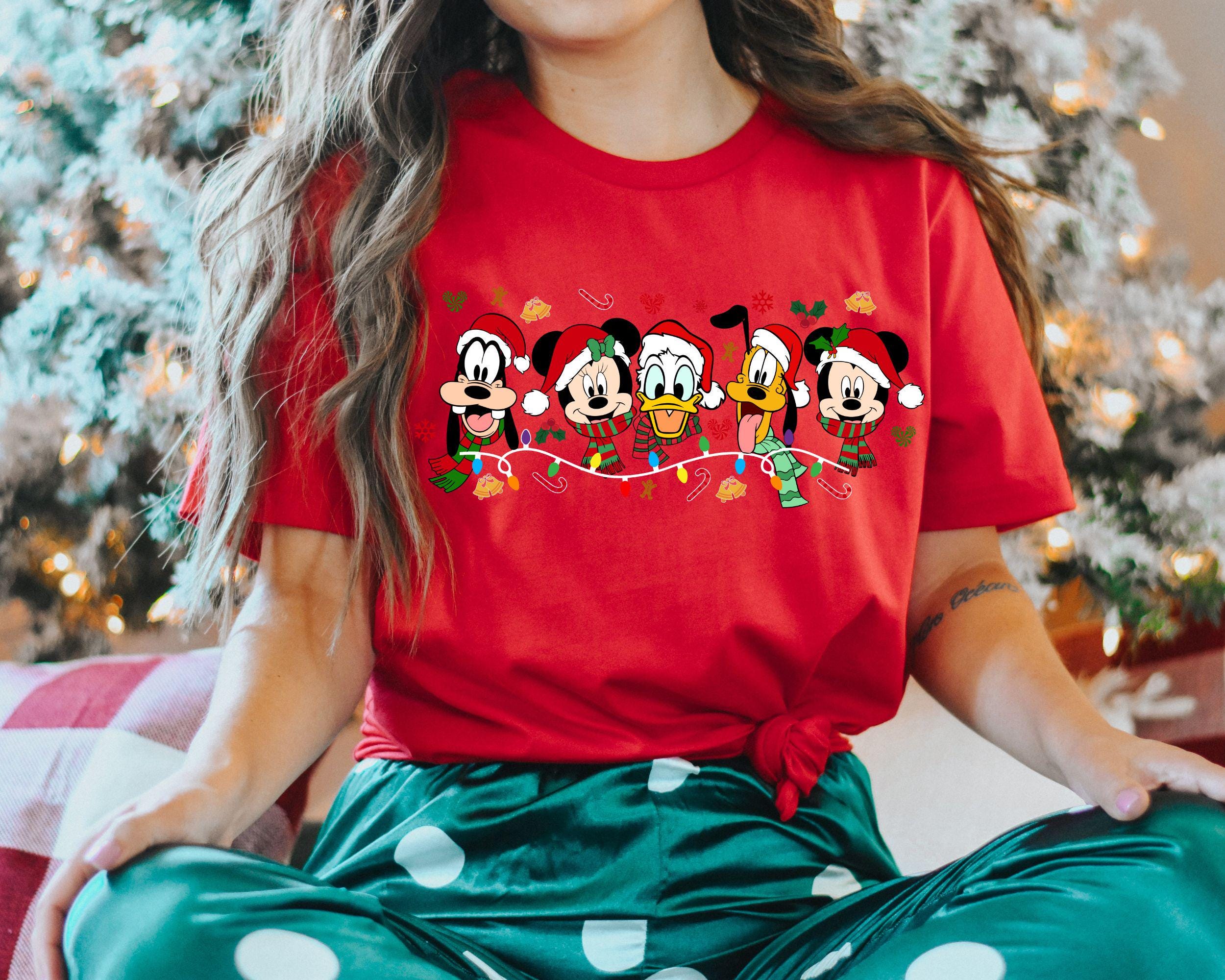 Mickey And Friends Disney Animal Kingdom Christmas Shirt Safari Mode Christmas Shirt Wild About Christmas Shirt Let39s Get Wild Shirt Graphic Tee – Everyday Comfort · Top Pick For Any Outfit