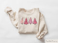Pink Tree Christmas Sweater Christmas Gift Christmas Crewneck Christmas Tree Sweatshirt Holiday Sweaters For Women Winter Sweatshirt Sweatshirt – Bold Style · Trending Graphic Apparel