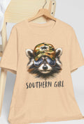Racoon Graphic Tee Southern Girl Shirt Cute Animal Top Nature Lover Gift Wildlife T Shirt Unisex Jersey Short Sleeve Jersey – Cozy Vibes · High-Quality Print