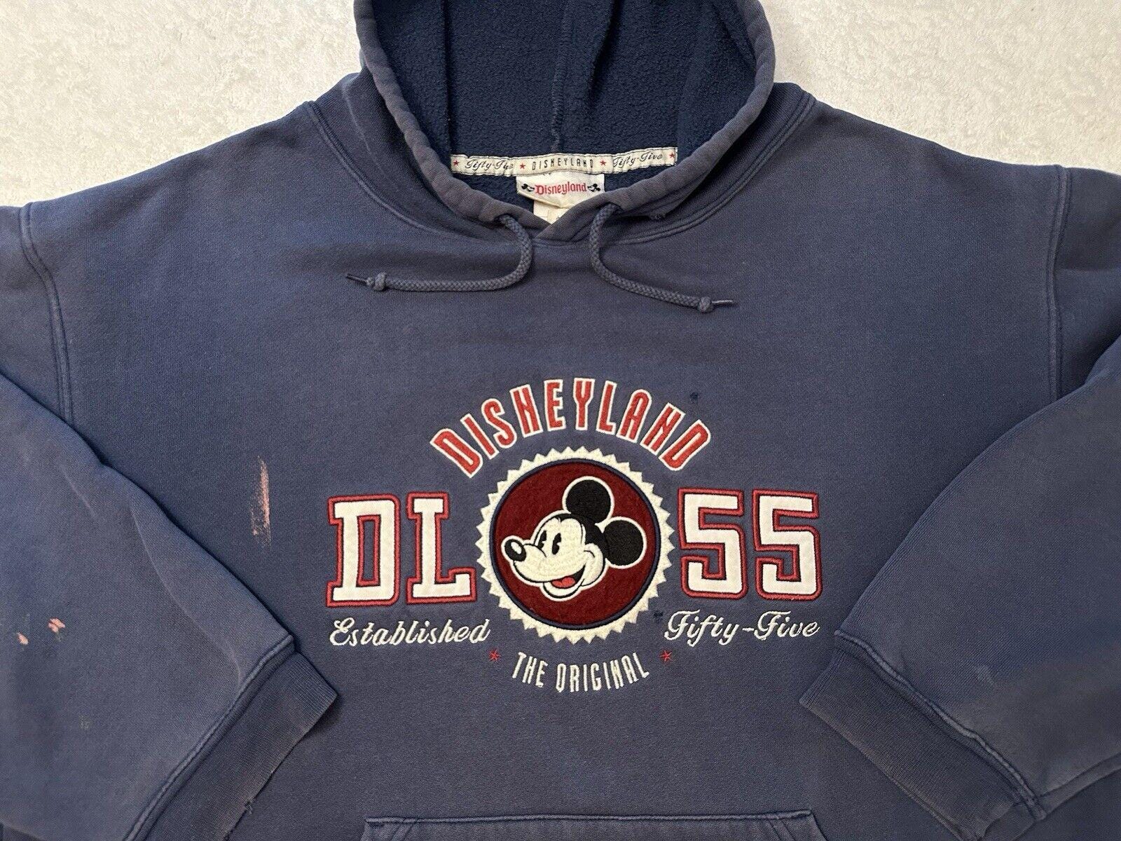 Vintage 1990s 90s Disneyland 55 Mickey Mouse Disney Hoodie Perfect Fade M L Hoodie – Easygoing Wear · Perfect For Daily Wear