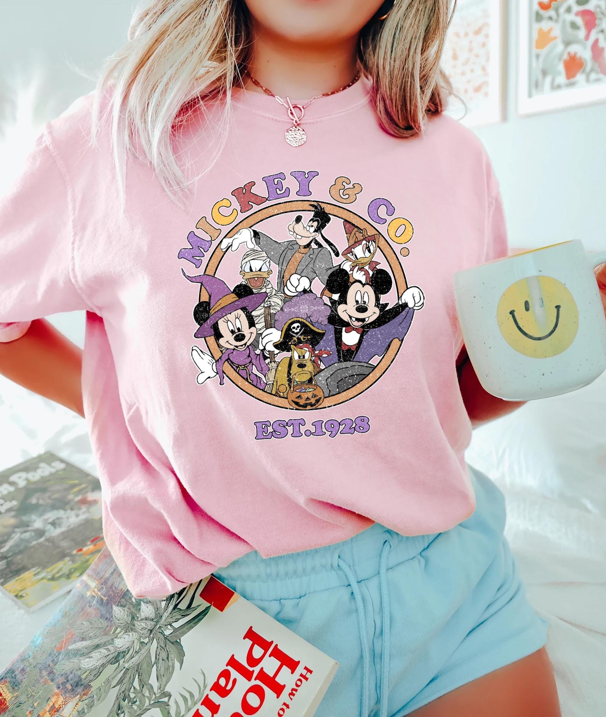 Retro Mickey CO Est 1928 Halloween Shirt Disney Halloween Sweatshirt Mickey Ghost Shirt Mickey39s Not So Scary Halloween Party Shirt Sweatshirt – Cozy Vibes · Must-Have Style