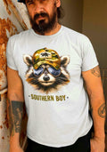 Raccoon Graphic Tee Graphic Southern Boy Shirt Cute Animal Lover Gift Unisex T Shirt Wildlife Nature Shirt Humorous Tee Graphic Tee Graphic Tee – Premium Graphic · High-Quality Print