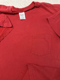 Vintage 1990s 90s GAP Pocket T Blank Basic Perfect Faded Red Pocket T Shirt L XL Graphic Tee – Cozy Vibes · Great Gift For Fans
