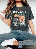 Retro Comfort Born To Read Bookish Shirt Funny Reader Book Addict Tee Spicy Books Sweater Smut Shirt Aesthetic Womens Tshirt Graphic Tee – Fan Favorite · Perfect For Daily Wear