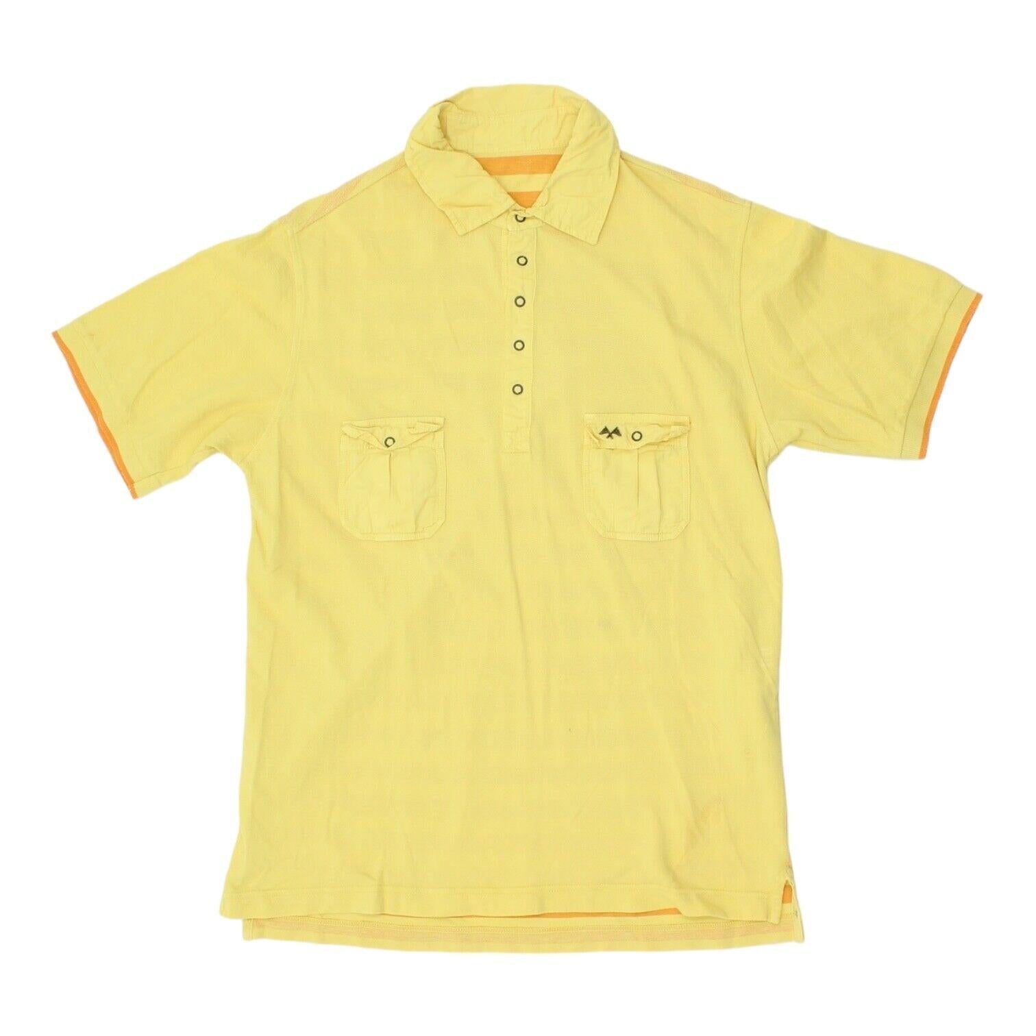 Thomas Burberry Mens Yellow Popper Polo Shirt Vintage High End Designer VTG Graphic Tee – Fan Favorite · Top Pick For Any Outfit