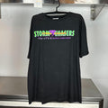 Vintage 1996 Twister Storm Chasers Universal Studios Movie Promo XL Black T shirt Graphic Tee – Bold Style · High-Quality Print