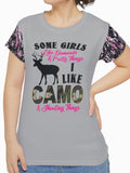 Pink Camo Hunting Shirt Women39s Tee Short Sleeve Camouflage Top Ladies Outdoor Apparel Deer Hunter Gift Ladies Hunting Gift Graphic Tee – Cozy Vibes · Must-Have Style