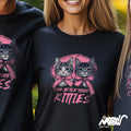 Look After Your Kitties T Shirt Pink Ribbon Cat Design Breast Cancer Awareness Tee Cute Cat Lover Gift Graphic Tee – Aesthetic Look · Perfect For Daily Wear