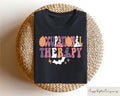 Occupational Therapy Halloween Shirt Retro Comfort Fall Pumpkin Occupational Therapist Shirt Spooky OT Shirt Therapist Halloween Gift Graphic Tee – Fan Favorite · High-Quality Print
