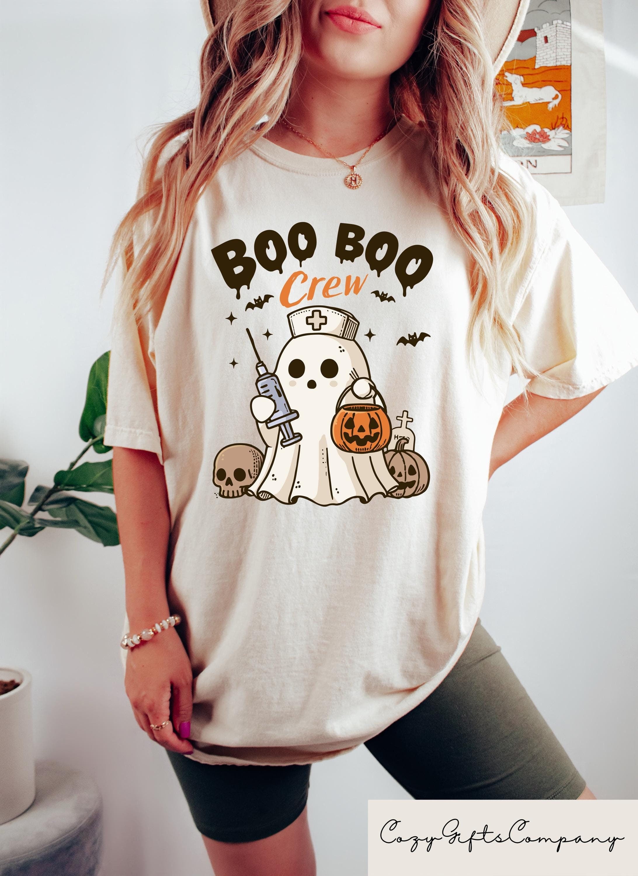 Retro Halloween Nurse Tshirt Comfort Halloween Shirt Funny Halloween Nurse Sweatshirt Halloween Gift For Nurse Spooky Season Crewneck Sweatshirt – Easygoing Wear · Great Gift For Fans