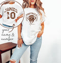 Personalized Football Mom Shirt With Kids Name and Number Football Mom Matching Tee Game Day Football Mom T Shirt Gift for Football Mama Tee Graphic Tee – Feel-Good Design · Perfect For Daily Wear