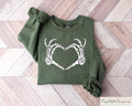 Retro Comfort Skeleton Hand Shirt Skeleton Halloween Sweatshirt Womens Halloween Tshirt Spooky Season Sweater Halloween Gifts Sweatshirt – Fan Favorite · Trending Graphic Apparel