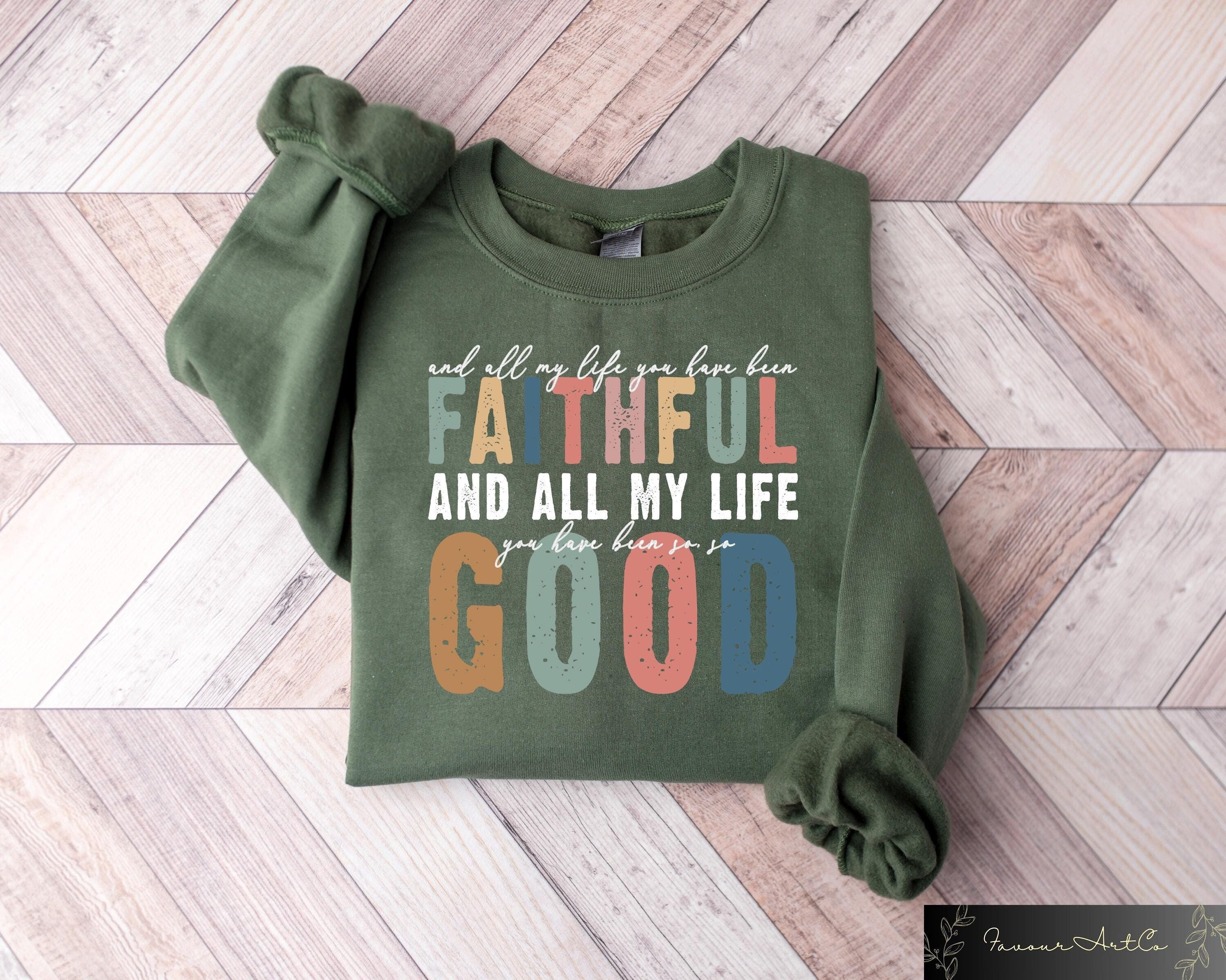 Retro Comfort All My Life You Have Been Faithful Shirt Bible Verse Sweatshirt Jesus Lovers Gift Religious Tshirt Church Group Shirts Sweatshirt – Warm & Stylish · Must-Have Style