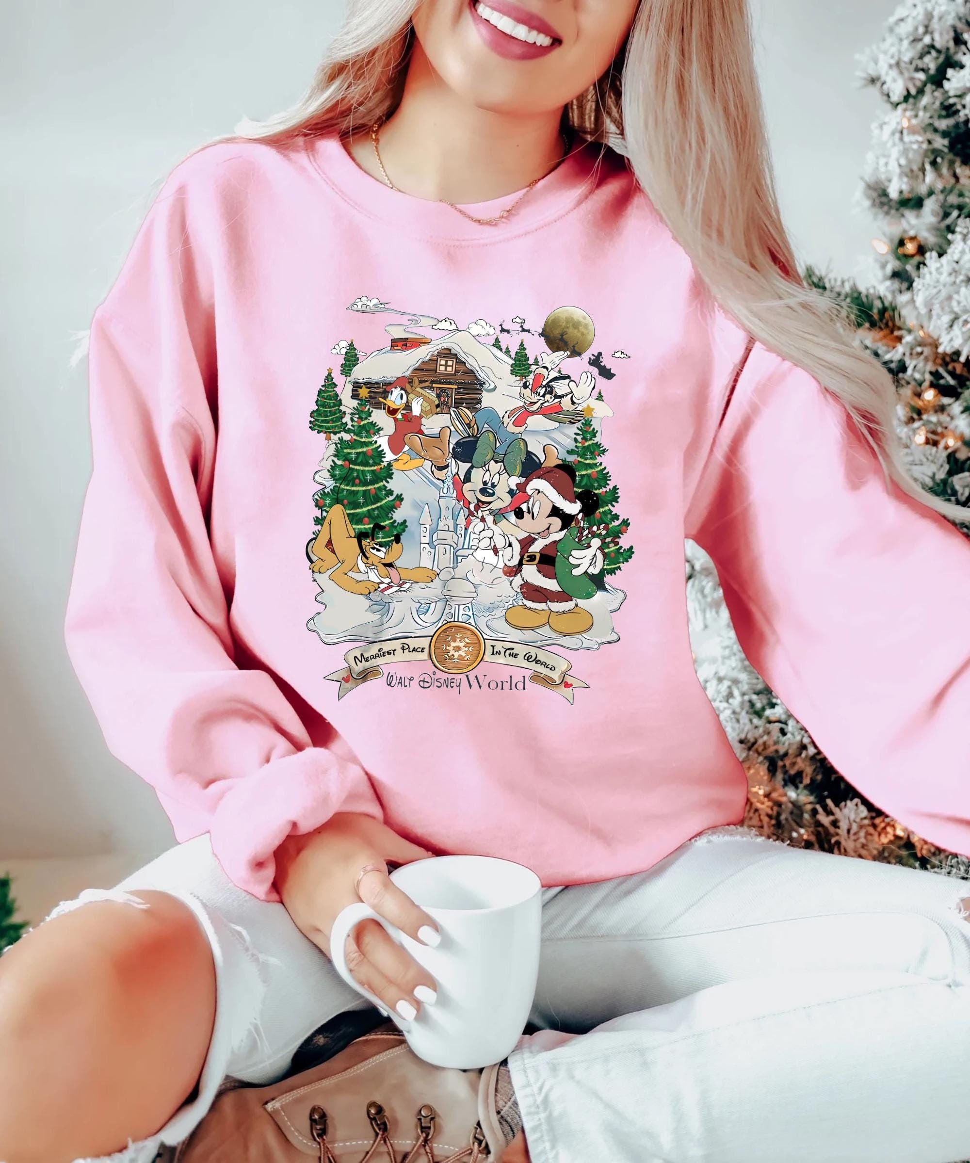 Mickey39s Christmas Party Shirt Disneyland 2024 Christmas Shirt Mickey and Friends Holiday Vacation Shirt Minnie Christmas Tee Graphic Tee – Soft Feel · Great Gift For Fans