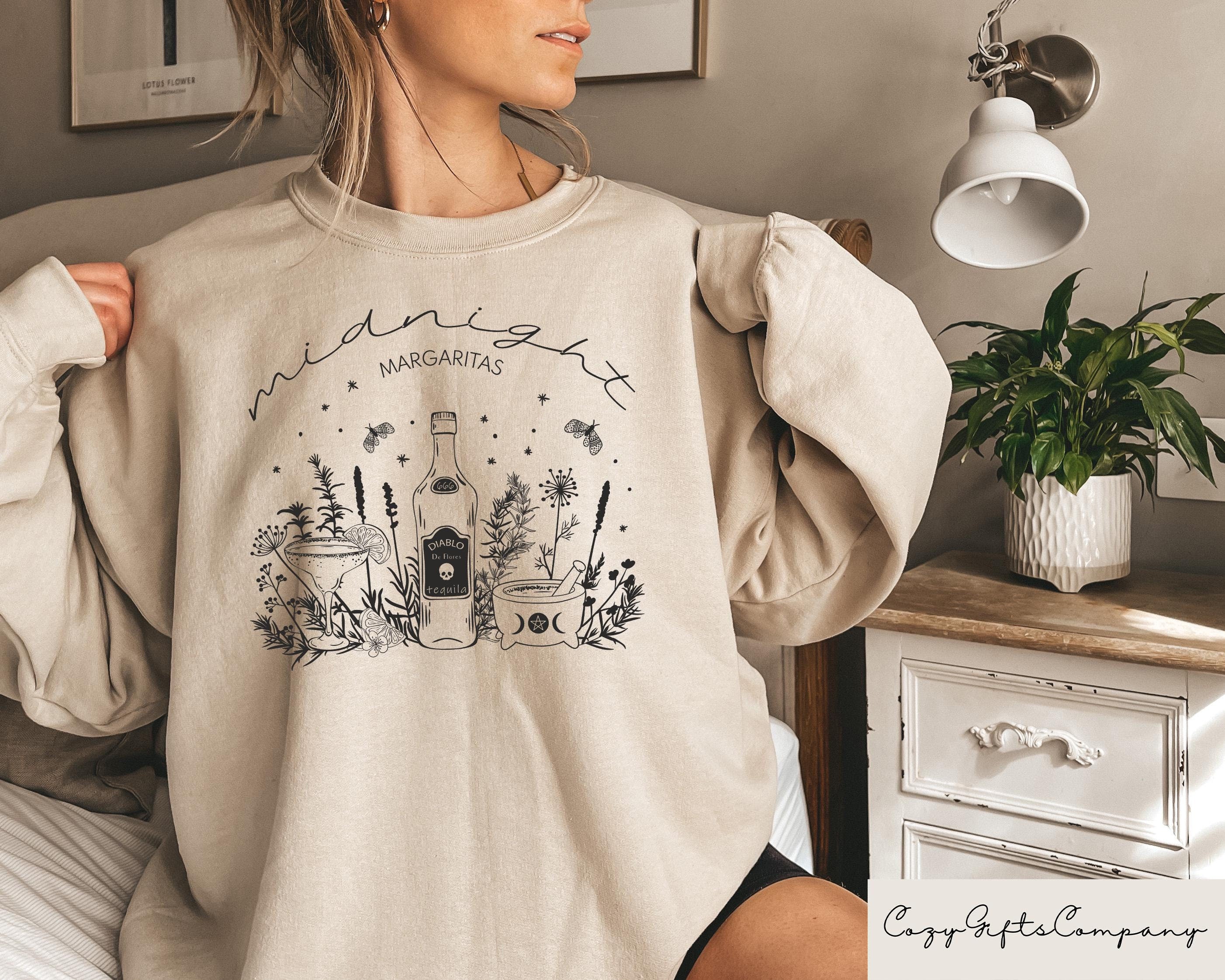 Midnight Margaritas Sweatshirt Magic Apothecary Shirt Spooky Season Tshirt Halloween Gift Midnight Margaritas Hoodie Hoodie – Easygoing Wear · High-Quality Print