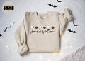 Preceptor Halloween Ghost Pumpkin Sweatshirt Gifts for Her Funny Sweater Shirt Cozy Comfy Unique Sweatshirt – Easygoing Wear · High-Quality Print