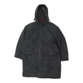 Fay Mens Black Long Quilted Narvik Coat Vintage High End Designer VTG Graphic Tee – Bold Style · Perfect For Daily Wear