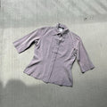 Dusty Lavender Esprit Vintage Early 2000s Button Up Top Graphic Tee – Feel-Good Design · Perfect For Daily Wear